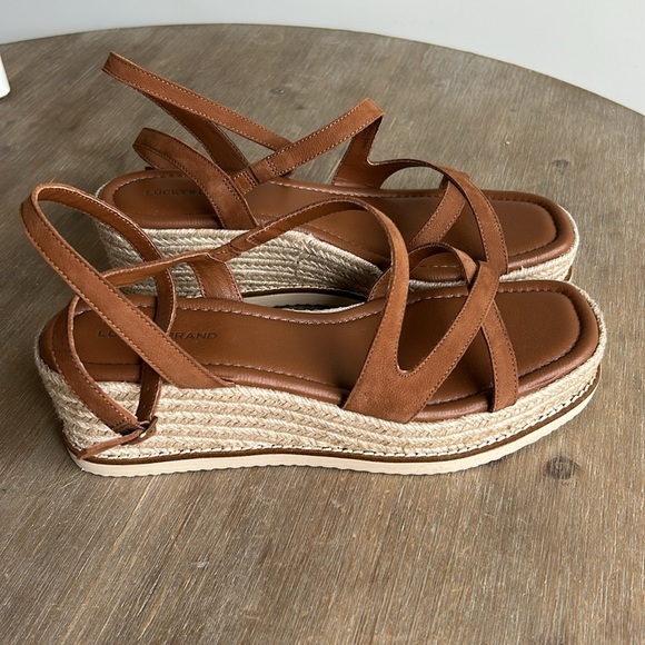 Lucky Brand Carolie Espadrille Wedge Sandals Women’s Size 11 NWOT - Picture 13 of 15